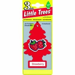 Budget 🛒 Little Trees Air Freshener - Strawberry 3 Pack ⭐