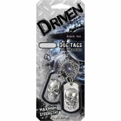 Budget ✨ Driven 🦮 Dog Tag Air Freshener - Black Out ✔️