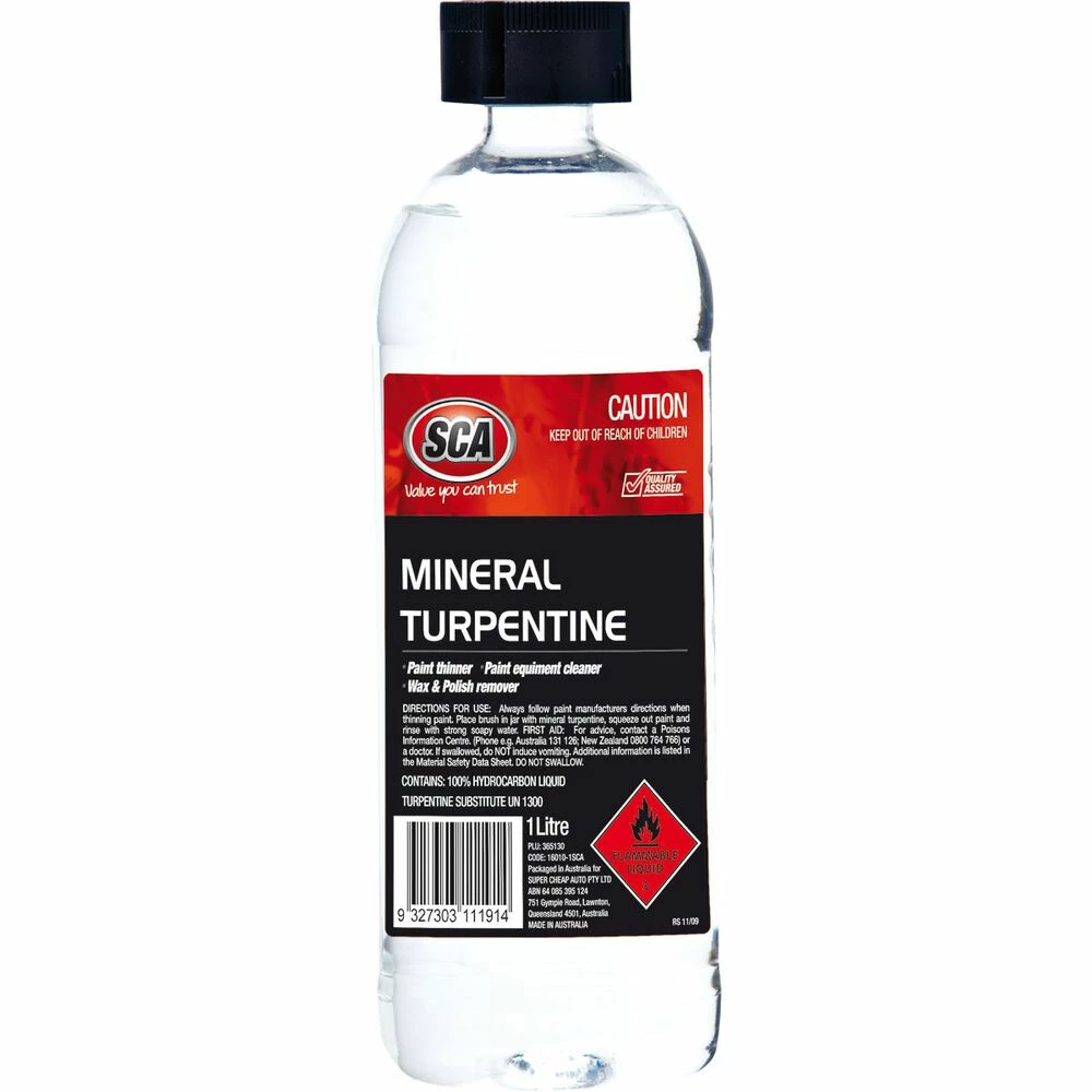 Cheap 🔥 SCA Mineral Turpentine - 1 Litre 🔔 1 Cheap 🔥 SCA Mineral Turpentine - 1 Litre 🔔