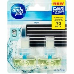 New 🌟 Ambi Pur Air Freshener Refill - Aqua, 2 Pack 😉
