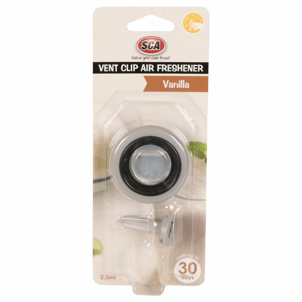 Coupon π SCA Vent Air Freshener - Vanilla, 2.5mL π 1 Coupon π SCA Vent Air Freshener - Vanilla, 2.5mL π