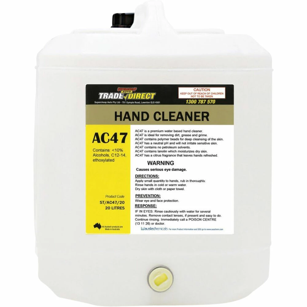 Cheap π Supercheap Auto Trade Direct Trade Direct Citrus Hand Cleaner, 20 Litre ST/AC47/20 βοΈ 1 Cheap π Supercheap Auto Trade Direct Trade Direct Citrus Hand Cleaner, 20 Litre ST/AC47/20 βοΈ