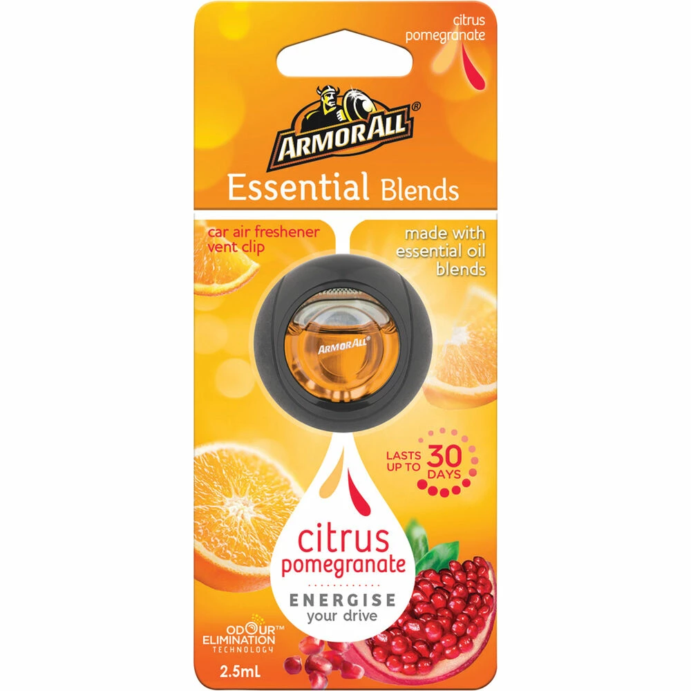 Promo π Armor All Vent Air Freshener Essential Blends Citrus Pomegranate 2.5mL π 1 Promo π Armor All Vent Air Freshener Essential Blends Citrus Pomegranate 2.5mL π