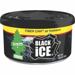 Brand new 🎉 Little Trees Air Freshener Cannister Black Ice 30g 🔔