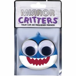 Budget 🎁 MIRROR CRITTERS Mirror Critter Air Freshener - Baby Shark Ocean Breeze 🎁