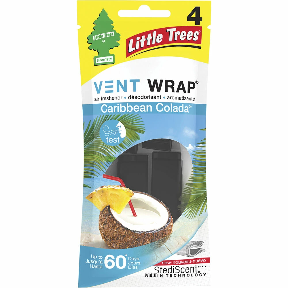 New π Little Trees Vent Wrap Air Freshener - Caribbean Colada π 1 New π Little Trees Vent Wrap Air Freshener - Caribbean Colada π