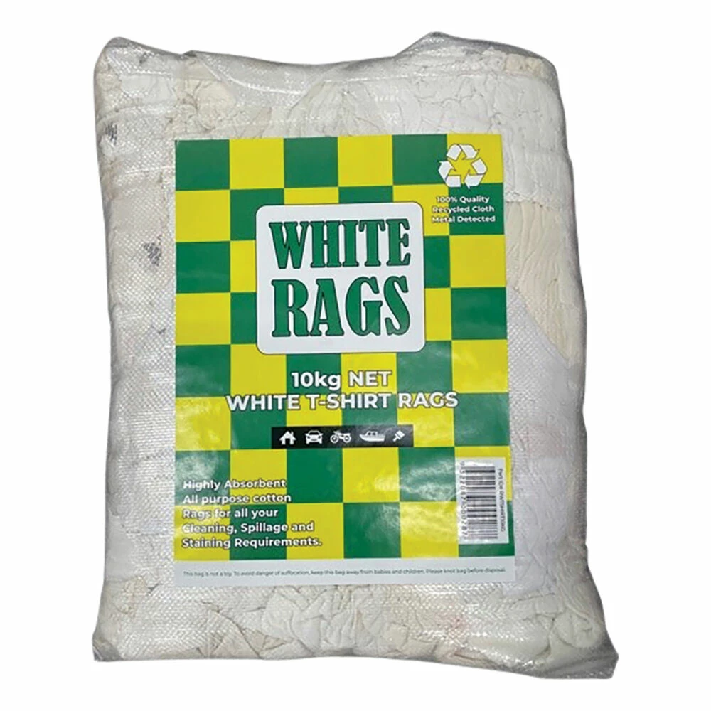 Discount ๐ Rags In Bags White Cleaning Cloth 10kg โ๏ธ 1 Discount ๐ Rags In Bags White Cleaning Cloth 10kg โ๏ธ