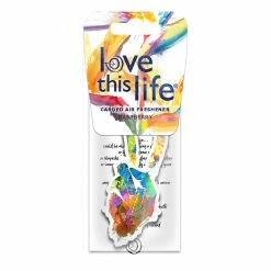 Buy 👍 Love This Life Air Freshener Peace Hand Raspberry 🎉 -Cheap Cleaning Tools Store SCA 637777 01 hi res