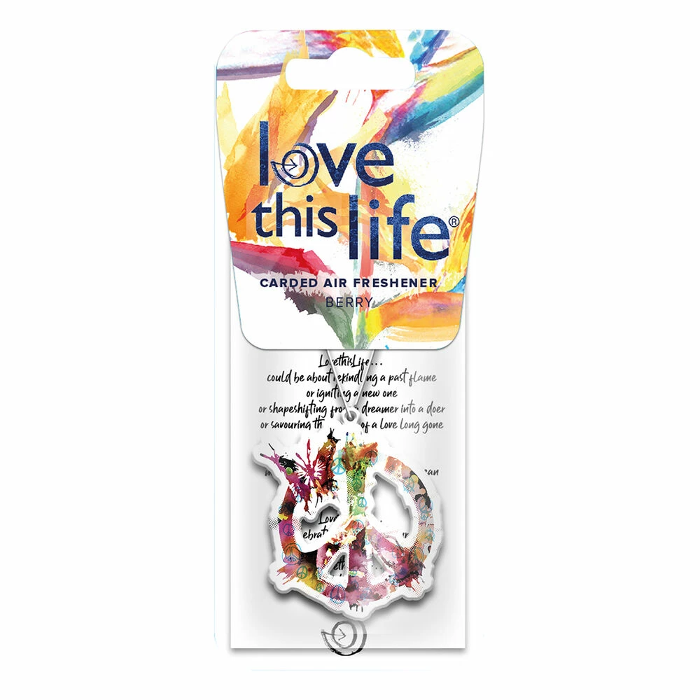 Budget π Love This Life Air Freshener Peace Symbol Berry π 3 Budget π Love This Life Air Freshener Peace Symbol Berry π - Image 3
